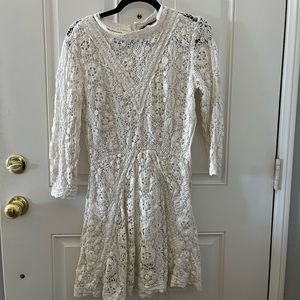 French designer lace dress S